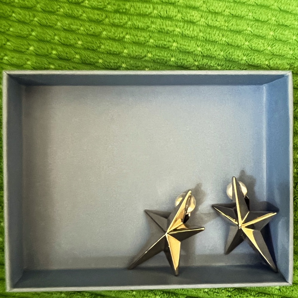 Mugler & H&M clip on earrings, New